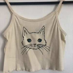 Urban Outfitters cat crop top